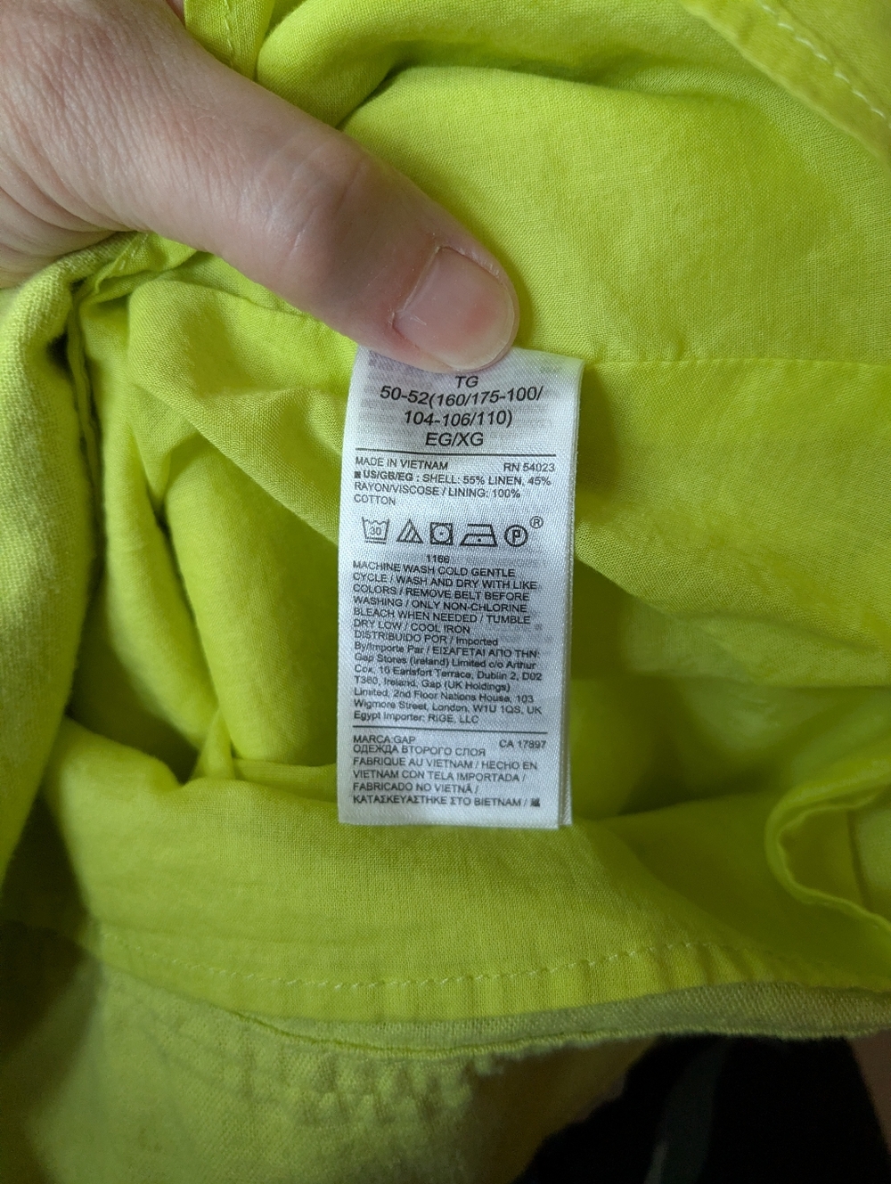 Gap Lime Green Midi Dress - Picture 7 of 9